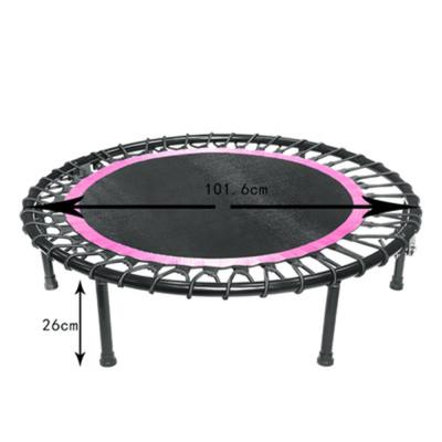 China High Quality 40 Inches Mute Around Mini Fitness Indoor Trampolines for Kids and Adult for sale