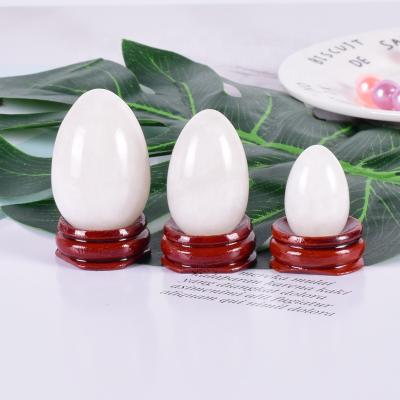 China China Jade White natural yoni egg, Koegel recovery postnatal form, hand furnishing hot set home fashion accessories yoni egg for sale