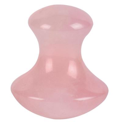 China Hot Selling Portable Rose Quartz Aventurine Mushroom Massage Stone Gua Sha Mushroom Shaped Xiuyan Jade Amethyst Tiger Eye Opalite for sale