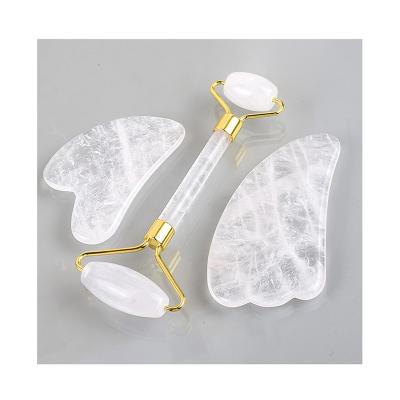 China Hot sale white gua facial sha roller jade roller massager jade roller massage roller body health care body health care jade roller and white gua scrap sha for sale