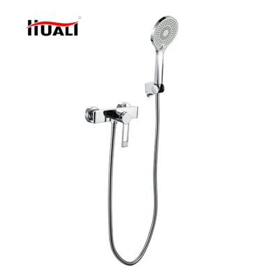 China Bathroom Sanitary Brass Single Handle Slide Bar ISO9001 Ware Saving Water Faucet Deck Mounted Bath Shower Faucet Mixer For Water for sale