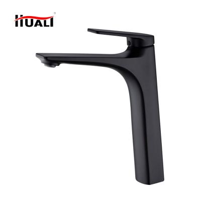 China Metered Modern Designed Brass Basin Faucets Faucets Bathroom Face Wash Faucet Black Basin Faucets for sale