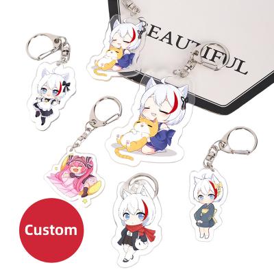 China Fashional Souvenir Gifts Wholesale Personalized Keychain Factory Made Custom Design Cute Design Mini Acrylic Keychain for sale