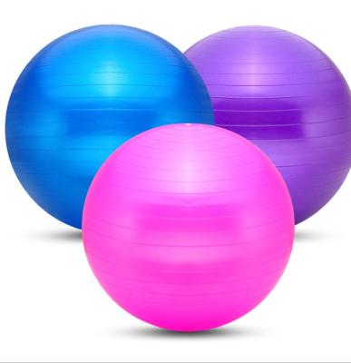 China Cheap PVC Inflatable Gym 95mm Dot Massage Price Custom Printing Yoga Ball for sale