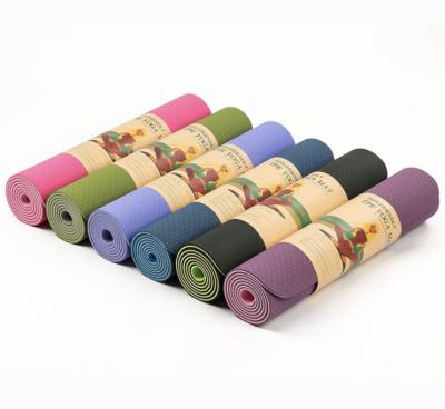 China Amazon yoga mat wholesale latest factory best exercise tpu gym band reversible exercise fitness for sale