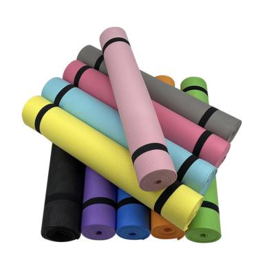 China Custom Eco Recycled Exercise Logo Soft Yoga Anti-Skid Eva Yoga Mat For Fitness Training Wholesale for sale