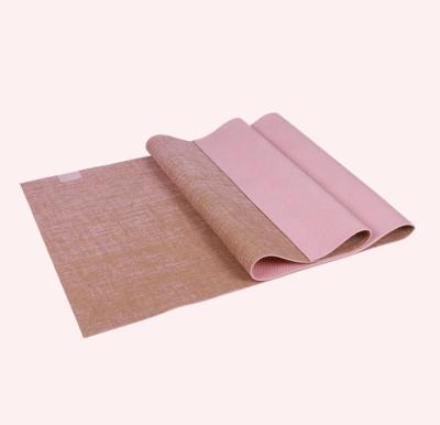 China 2021 exercise natural hemp eco-friendly hemo yoga fitness mat for exercise wholesale for sale