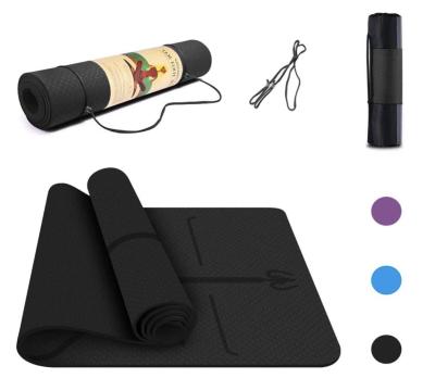 China Exercise Fancy Make Your Own Reversible Amazon Fitness Tape Yoga Balance Exercise Mat With Strap Maker for sale