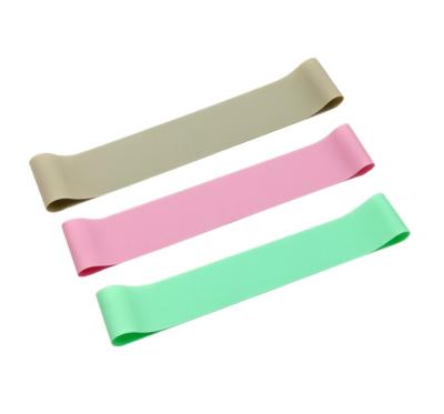 China Eco Friendly Custom Elastic Band Hot Sale Color Elastic Loop Resistance Bands Wholesale for sale