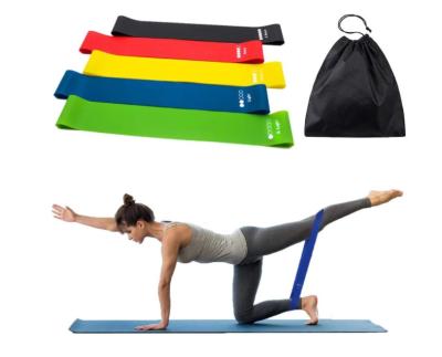 China Custom Various Color Yoga Resistance Band Elastic Bands For Home Exercise Wholesale for sale