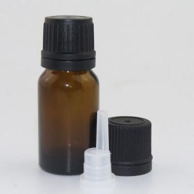 China E liquid/e cig/essential oil inner plug amber glass bottle etc. with the unalterable hat for sale