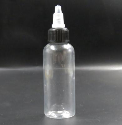 China New desgin 100ml 120ml PET plastic bottle of smoke oil with twist top cap for e cig e liquid for sale