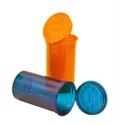 China 15ml/20ml/30ml/100ml Medicine PET Plastic Pop Top Empty Seal Bottles Pill Bottle Solid Vial Container Reagent Packing Bottle Powder Medicine for sale