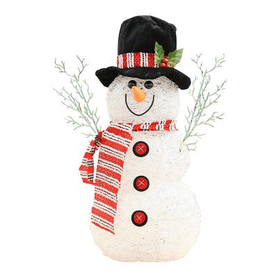 China Christmast Ornament 2021 New Product Ideas LED Night Light Snowman Gift Atmosphere For Christmas Decoration for sale