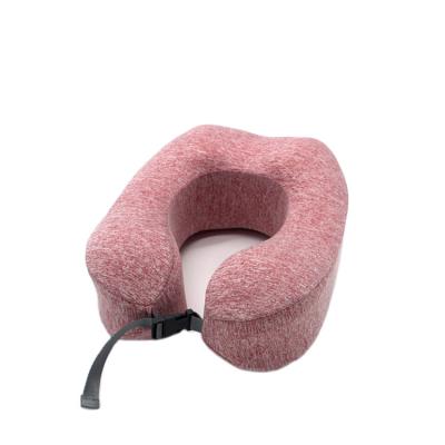 China Memory Velor Memory Foam U Shaped Neck Pillow for sale