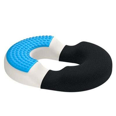 China Memory Cool Gel Pain Relief Donut Pillow Orthopedic Hemorrhoid Tailbone Ring Cushion for sale