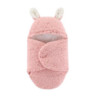 China Breathable Ultra Thick Cute Newborn Baby Boy Girls Blankets Plush Wrap Blankets Sleeping Bag for sale