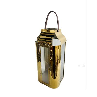 China Home Decoration Black and Gold Wedding Aisle Decor Centerpiece Lantern Decorative, Colorful Metal Lantern on Sale for sale