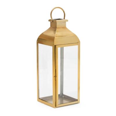 China Home Decoration Richland Metal Wedding Lanterns Centerpieces Gold Lantern Wedding Outdoor With Custom Design for sale