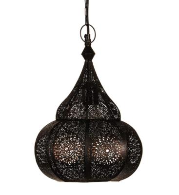 China Creative Traditional Pendant-light Iron Mesh Cages Metal Pendant Lights Vintage Morrocan Lantern for sale