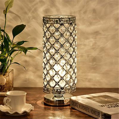 China Modern Excellent Quality Table Lamp Fancy Contemporary Crystal Lamps for sale