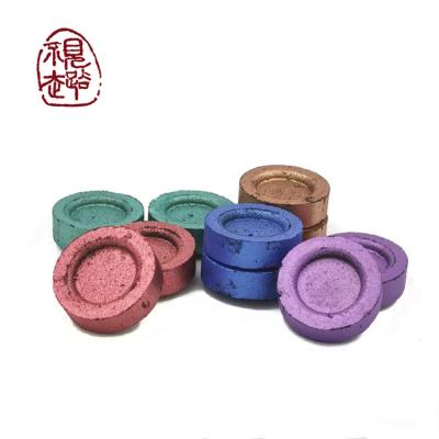 China Customized smokeless colored charcoal shisha eucalyptus hookah electric charcoal for sale