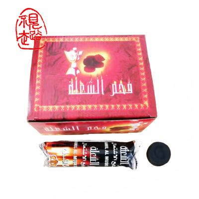 China Wood shell powder shesha/bamboo/coconut hookah charcoal round charcoal cheaper church incense charcoal for sale