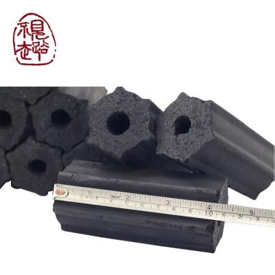 China Factory Price BBQ Charcoal Hardwood Hexagon Briquette Smokeless Charcoal for BBQ for sale