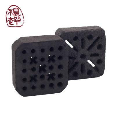 China Wholesale Home Heater Black Hardwood Honeycomb Smokeless Charcoal for sale