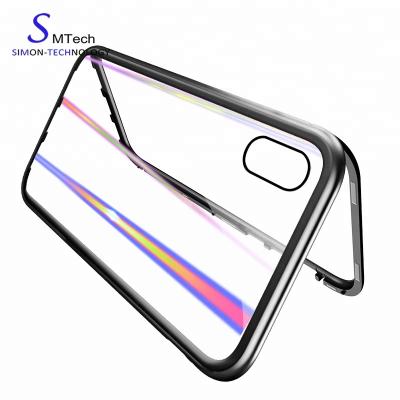 China New Fit Fit Magnetic Phone Case For Iphone Xr Xs Xs Max Tempered Glass for sale