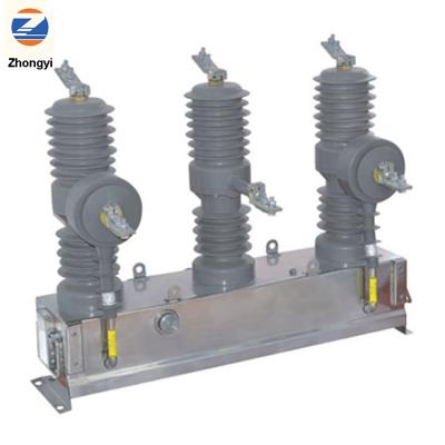 China Outdoor vacuum 2 pole circuit breaker mcb 12Kv 24Kv high voltage intelligent power distribution equipment VCB for sale