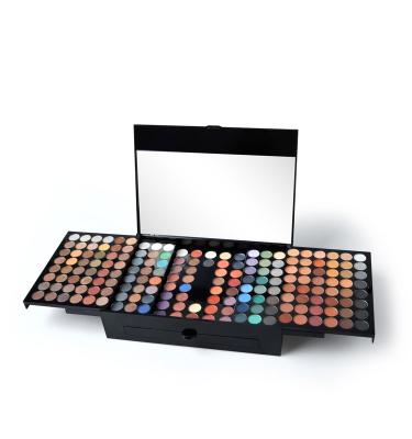 China Private Label 142 Colors Waterproof Custom Vegan Girls Multi Color All In One Mirror Eyeshadow Makeup Set for sale