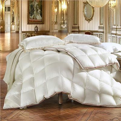 China Home Hotel Supplier Quick Life End-skin Soft Fabric Goose Down Comforter Filling for sale