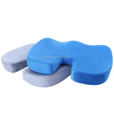 China Orthopedic Anti-Decubitus Coccyx Memory Foam Chair Car Cushion for sale