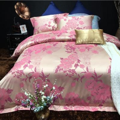 China European Style Mulberry Comforter Set Anti Dust Mite Silk Bedding Set Four Pieces Sheet Set for sale