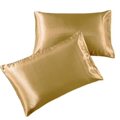 China Double Bed Sizes Wearable Satin Pillowcase With Invisible Zipper Oeko Standard Certification for sale