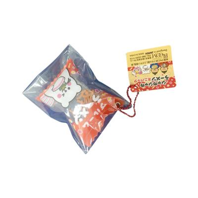 China Quality Plastic Stable Small Inflatable Candy Keychains Pendant Key Chain for sale