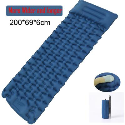 China New Arrival Lightweight TPU Pillow Protection Sleeping Self Inflating Mat Camping Air Mattress for sale