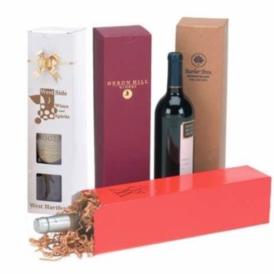 China luxury wine packaging box  cardboard wine paper box   custom wine color box for sale