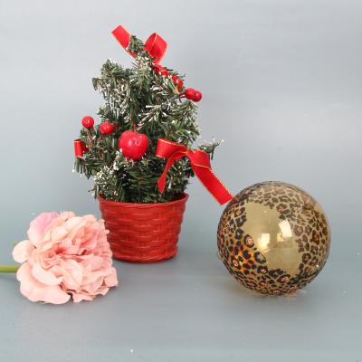 China New Trendy Idea Customized Glass Christmas Ball Decoration for sale