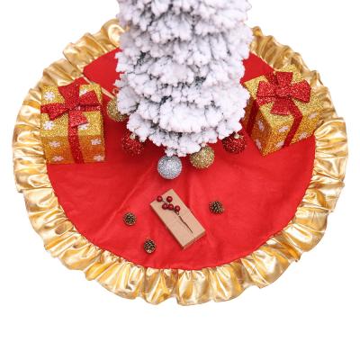 China Fashionable Christmas Props Decoration Christmas Tree Border 90cm Phnom Penh Christmas Tree Red Dress for sale