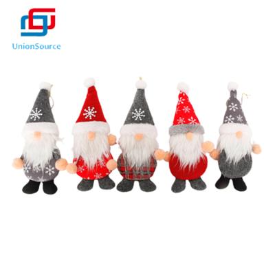 China Durable Christmas Tree Decoration Elf Hanging Doll Santa Claus Ornaments Christmas Mini Doll for sale