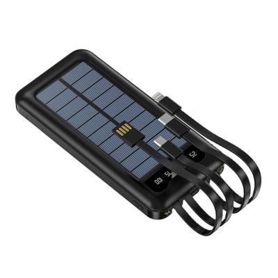 China Fast Charging Support Power Bank Charger 10000mAh 20000mah Solar Waterproof Powerbank Mobile Solar Power Banks For Mobile Phone for sale