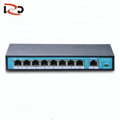 China PoE Data & Power Transmit High Performance 8ports Network Switch Follow IEEE 802.3af/at for sale