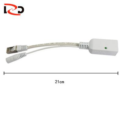 China Waterproof Transfer Data+Power Shenzhen Longgang 24V 12V 2A PoE Splitter for sale