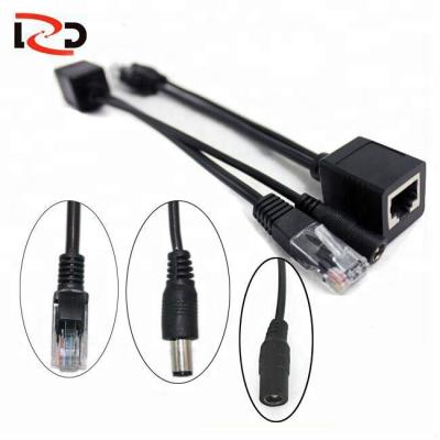 China CCTV Surveillance Security System Male / Female POE Injector Cable For CCTV Camera for sale