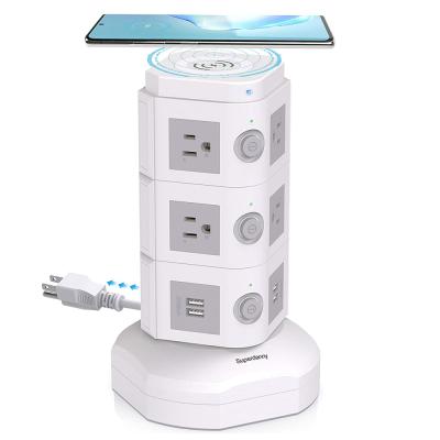 China 10 ac outlet 4 port usb outlet oem surge protector power strip extension cord outlet with usb plug for sale