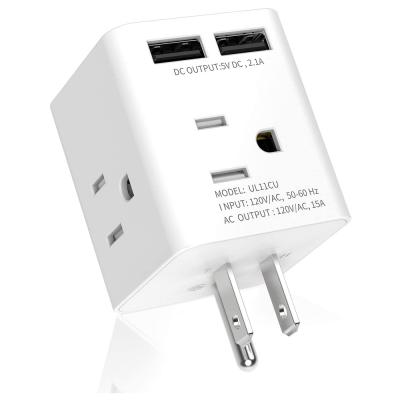 China QC 3.0 Factory Wall Outlet US Plug Extension Board Socket Power Strip With USB for sale