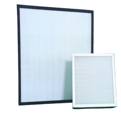 China Small Resistance Hapa High Efficiency Air Filter Ventilation Engineering Air Dust Filter High Efficiency Plate Filter for sale