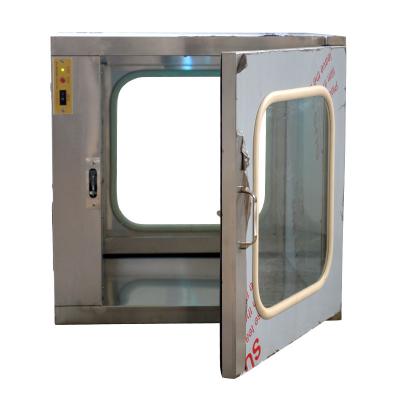 China 100 Lab/Laboratory Clean Room 201/304 Stainless Steel Transfer Window Coupling Lab Transfer Box Electromechanical Pass Box for sale